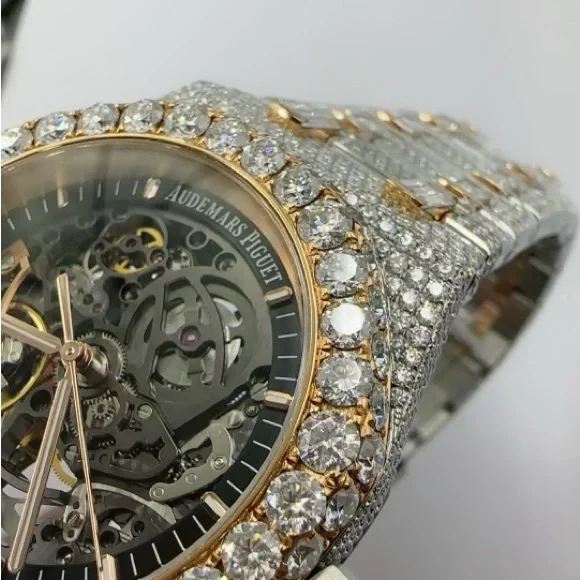 Audemars Piguet Diamond-Studded Skeleton Watch - Picture 5 of 12